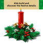 LEGO Christmas Table Decoration Building Toy for Kids - Brick-Built Holiday Centerpiece & Festive Room Decor - Christmas Craft for Girls & Boys, Ages