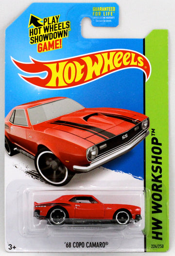 Hot Wheels 2014 Hw Workshop 224/250 - '68 Copo Camaro - Red