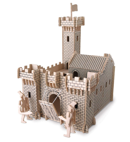 Puzzled Fortress 3D Puzzle Wood Craft Construction Kit