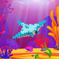PLUS PLUS Manta Ray - 3D Puzzle Sea Creature Building Block Set, Ocean Animals Figures Tube, Mini Interlocking Pieces - Fun Stem Toys for Kids