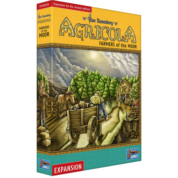 Agricola (Revised Edition) Farmers of The Moor Expansion | Strategy Game for Adults and Teens | Advanced Board Game | Ages 12+ | 1-4 Players | Avg