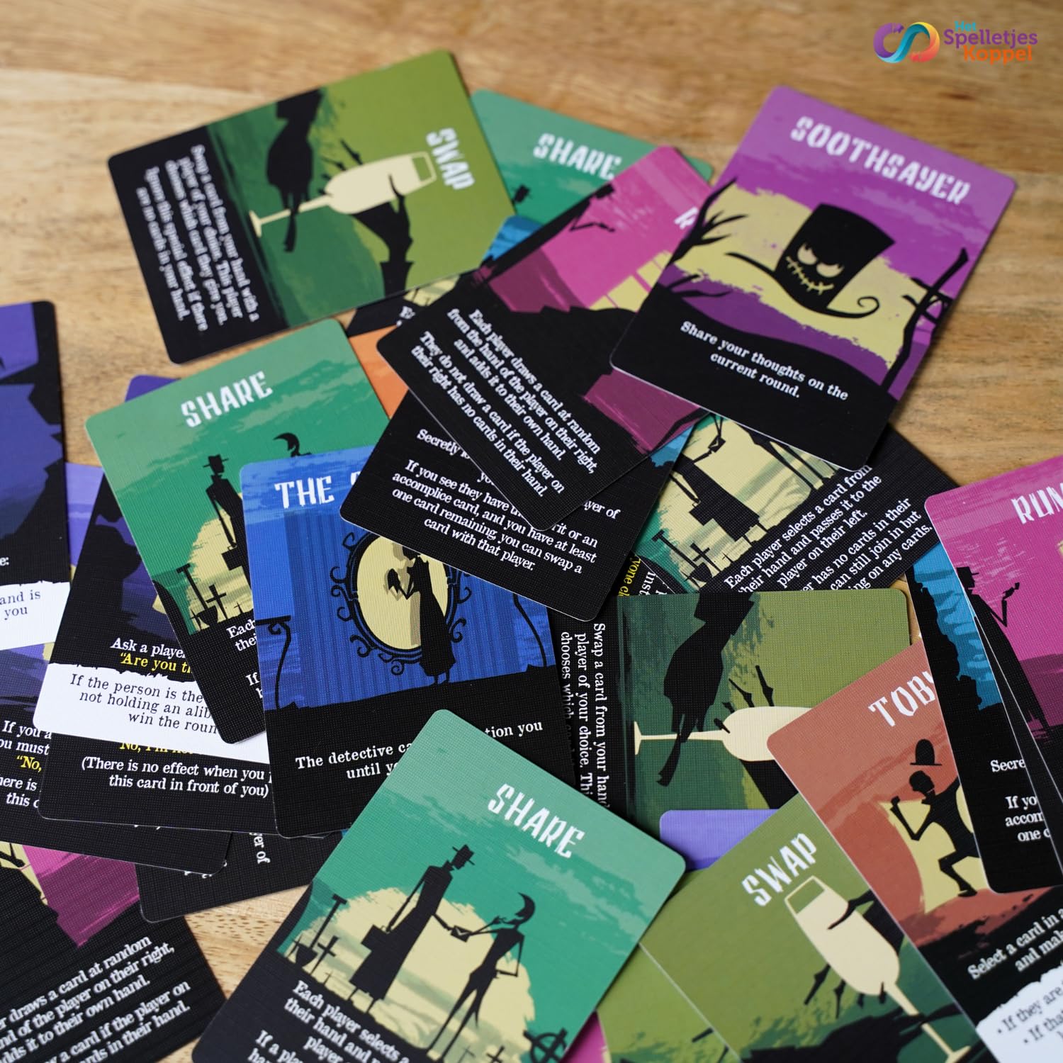 Shadow House Masquerade Bluffing Card Game - Family or Adult Deduction Party Game for 2 to 8 Players by Blue Orange Games. Recommended for Ages 8