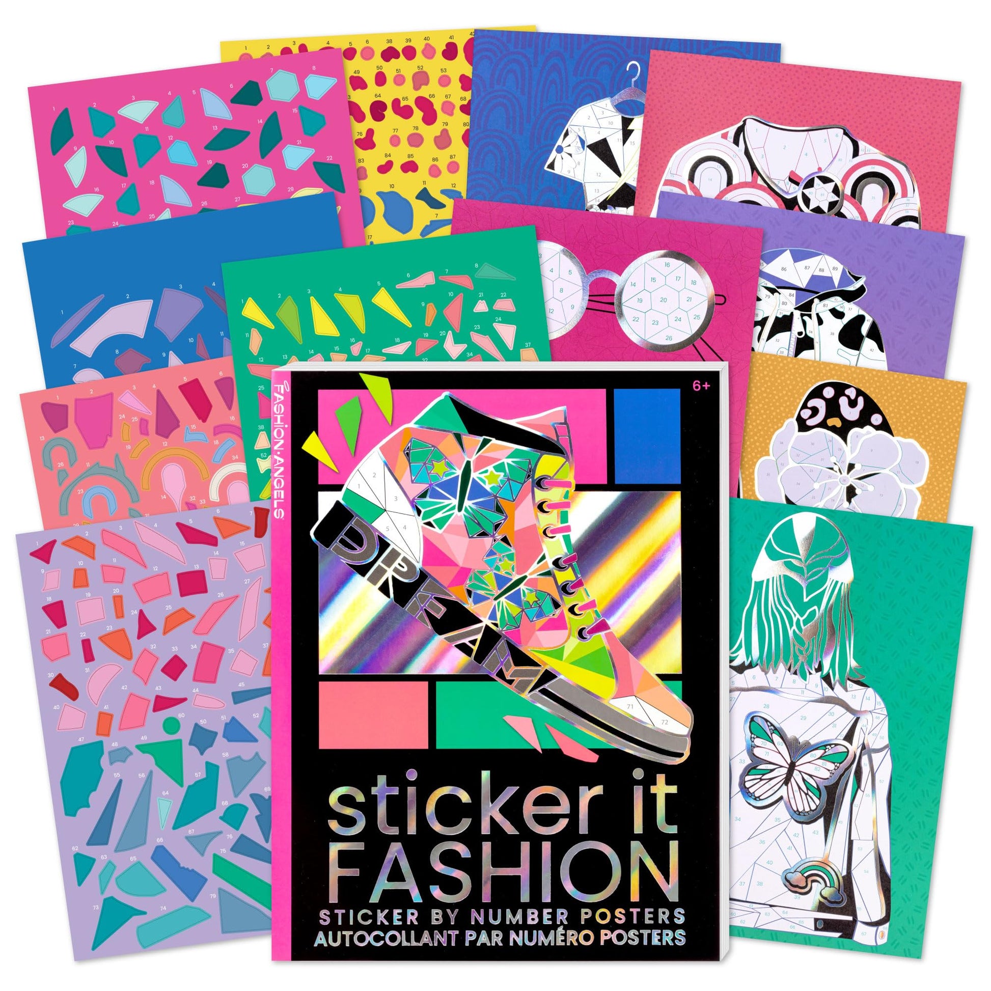 Fashion Angels Sticker It Fashion Sticker by Number Posters