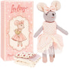 LEVLOVS Mouse in a Box Mouse Jasmine in a Gift Box with the Bedding