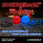 Waboba Bounceback Moonshine | Bouncy Balls with Strings | 2 Colors