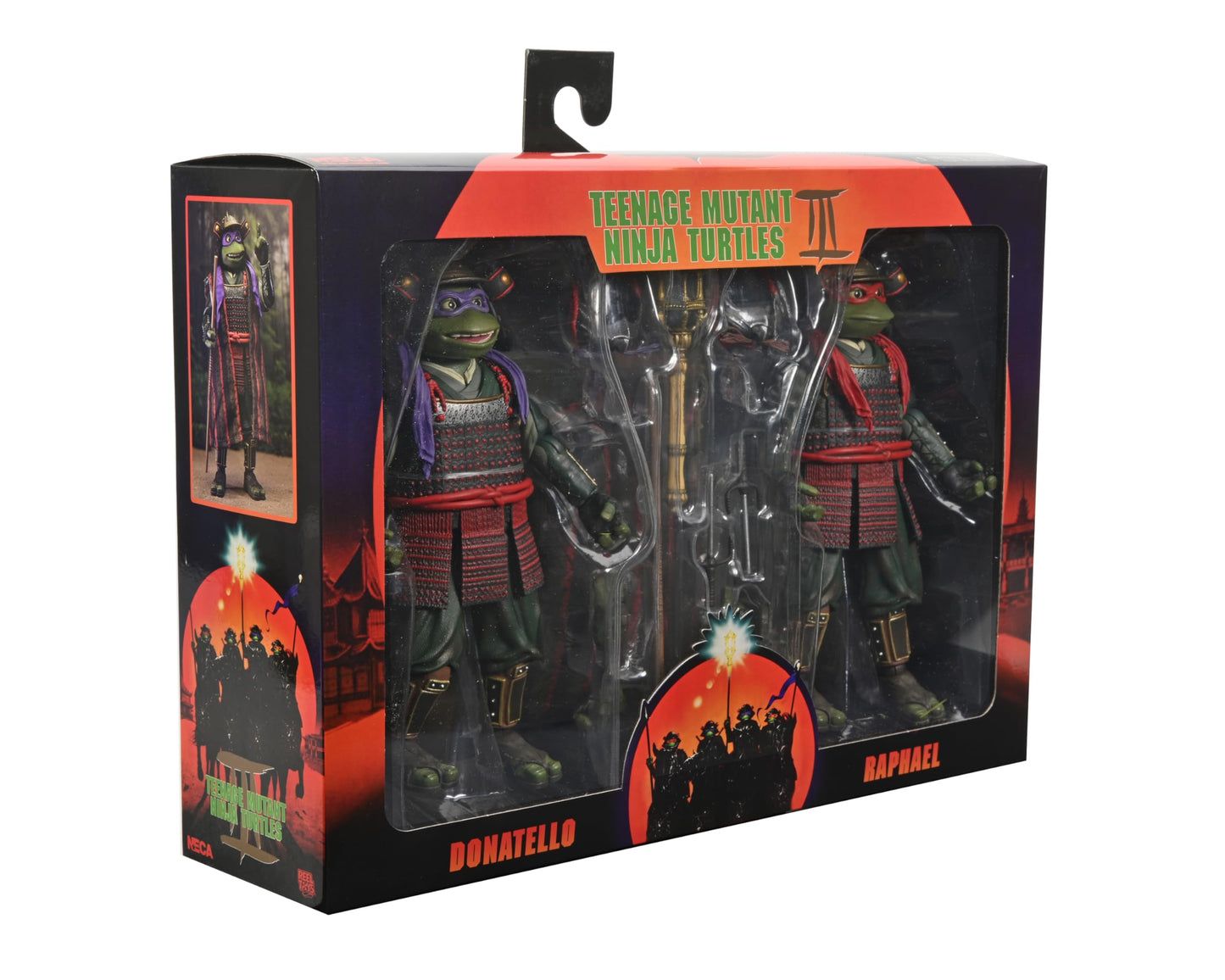 NECA Teenage Mutant Nin ja Turtles 3 (Movie) - Turtles in Time - 7" Scale Action Figures - Donatello & Raphael 2 Pack
