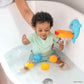 Fisher-Price™ Dolphin Dunk Bath Set, 5-Piece Baby Bath Toy with Dolphin Basketball Hoop, Floating Balls & Water Animal Toys for Babies & Toddlers 6M+