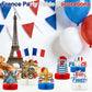 French Table Decor, 15pcs France Themed Party Centerpieces, Htabiol Paris Table Decorations, French Party Decor for Table, For Paris Party, France