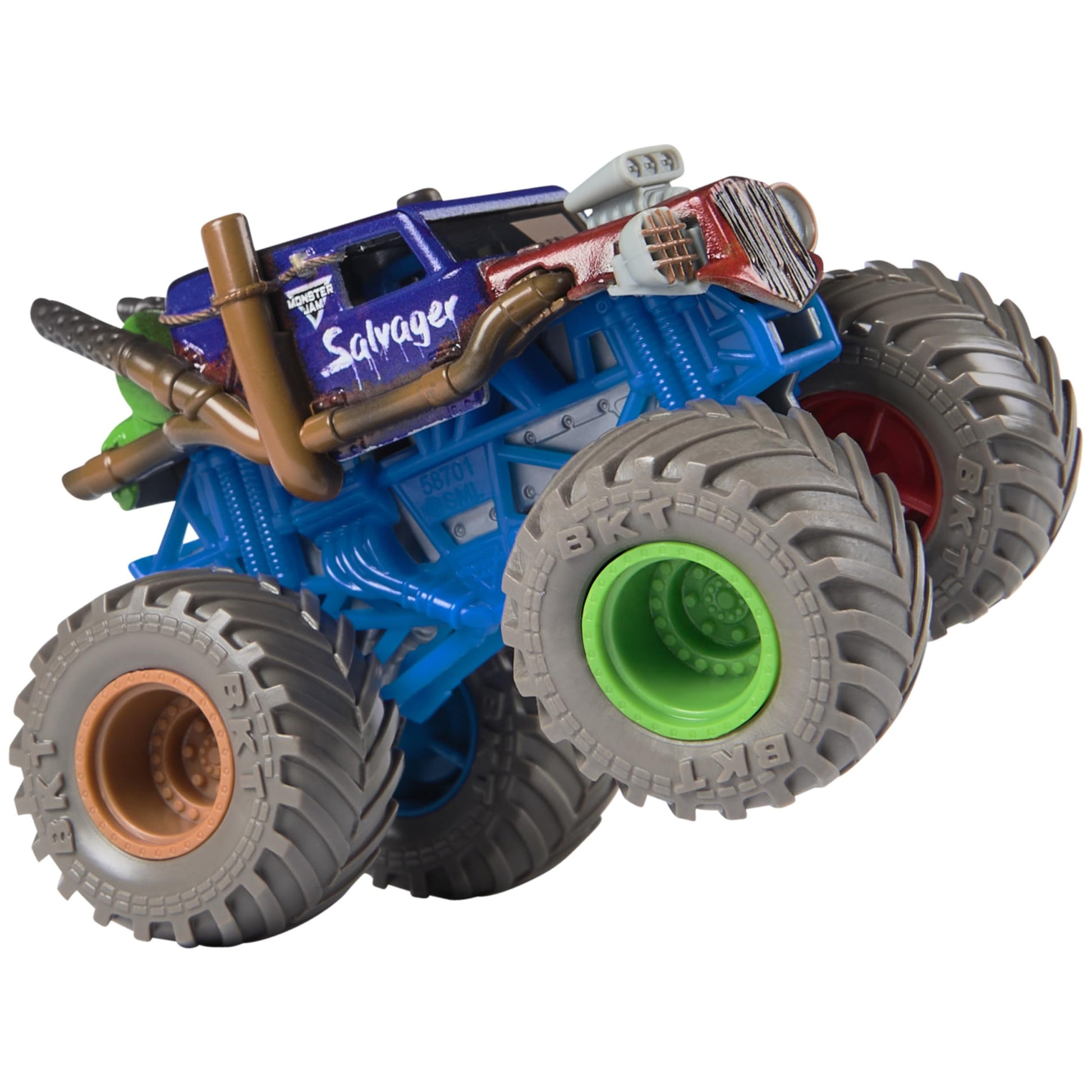 Monster Jam, Official Salvager Monster Truck, Die-Cast Vehicle, 1:64 Scale, Kids Toys for Boys Ages 3 and up