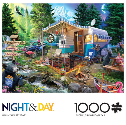 Buffalo Games - Mountain Retreat - 1000 Piece Jigsaw Puzzle for Adults