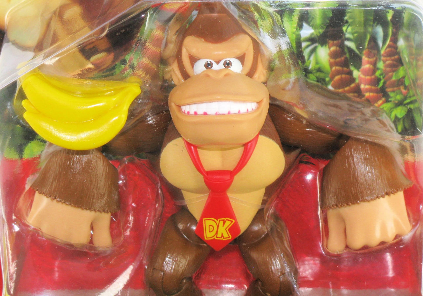 Nintendo World of Super Mario 2023 4-inch Action Figure Donkey Kong with Bananas