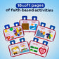 My Growing Season My Bible Quiet Book Interactive Fabric Activity for Kids | Educational Christian Toy for Toddlers & Preschoolers | Travel-Friendly
