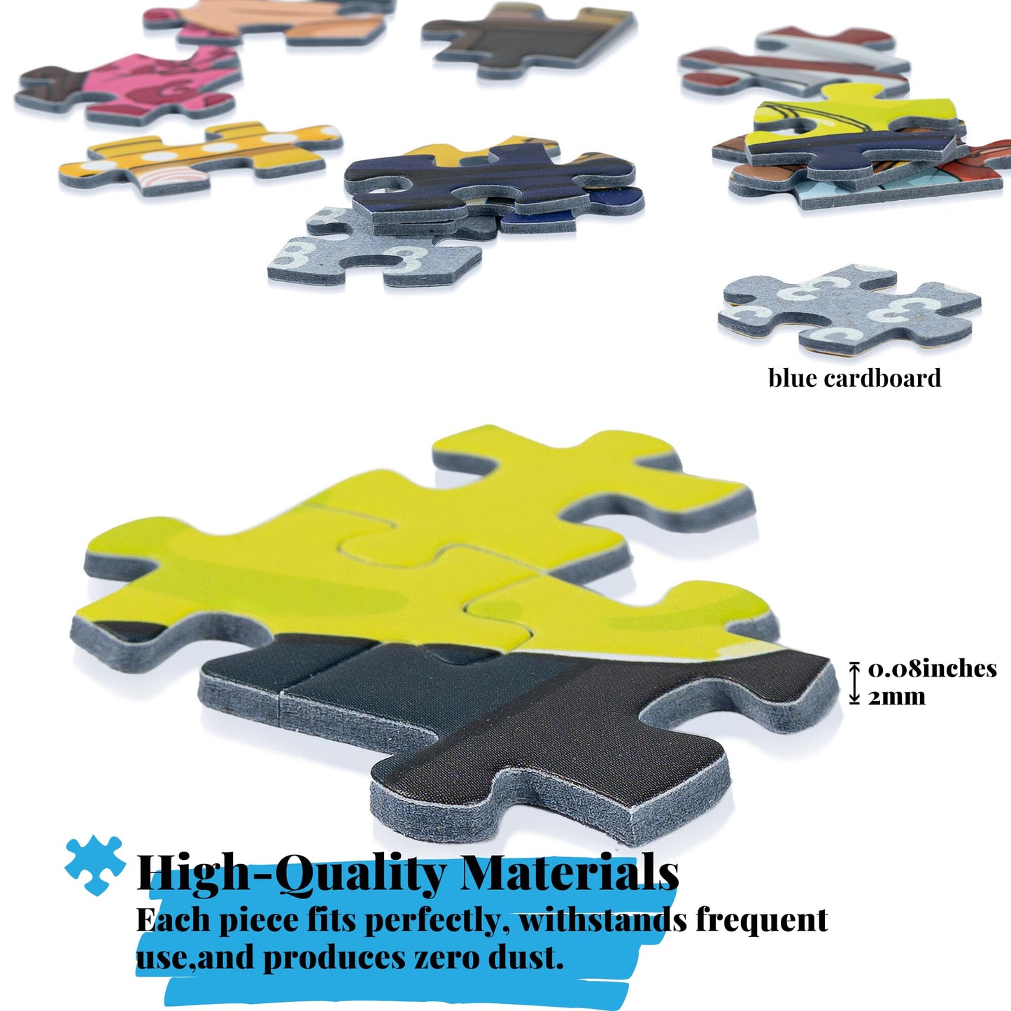Hipazous 1000 Piece Jigsaw Puzzle for Adults,Family Game,Dog Party Puzzle with Sturdy Blue Cardboard,Perfect Snap 27.6x19.7 Inches
