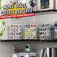 Acrylic Bitty Display Protector Case Compatible with Funko Bitty Pop, Clear Bitties Figure Collection Display Stand, 4 Tiered Mini Figurines Shelf for