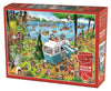 Cobble Hill 1000 Piece Puzzle - DoodleTown: Call of the Wild - Sample Poster Included