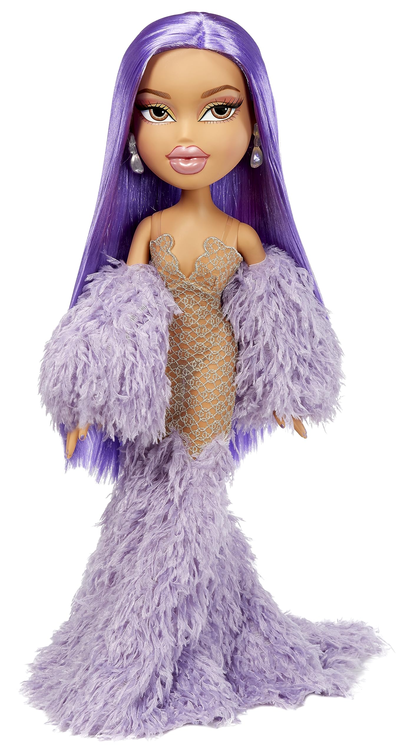Bratz x Kylie Jenner 24-Inch Large-Scale Fashion Doll with Gown, 2 Feet Tall, Amazon Exclusive