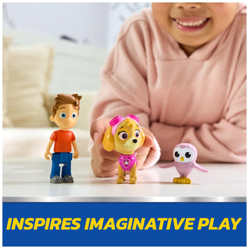 Paw Patrol Skye and Alex Porter Figure Pack with Lil Hootie Toy