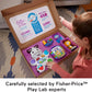 Fisher-Price Baby & Toddler Play Kit Let’s Walk & Talk Gift Set, Developmental Toys & Activity Guide for Infants Ages 9+ Months