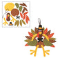 Thanksgiving & Autumn Themed Craft Kits | Peanuts Thanksgiving Picture Frame Magnet Craft Kit, Turkey Making Kit, Foam Cornucopia Door Sign Craft Kit