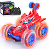 Innofans Remote Control Car for Boys, 360° Rotating 4WD Stunt Spider RC Cars with Cool LED Lights, Rechargeable Car Toys Birthday Gifts for Kids Boys