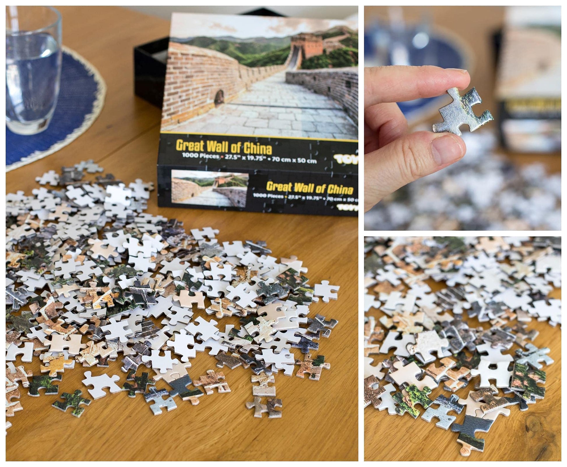 Great Wall of China, Seven Wonders of the World Landmark Jigsaw Puzzle for Adults and Kids | 1000 Piece Puzzle | Interactive Brain Teaser, Educational