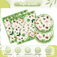 41Pcs Bug Birthday Party Decorations, Kids Garden Insect Explorer Adventure Themed Tableware Set Bug Paper Plates Napkins Tablecloth,for Garden Nature