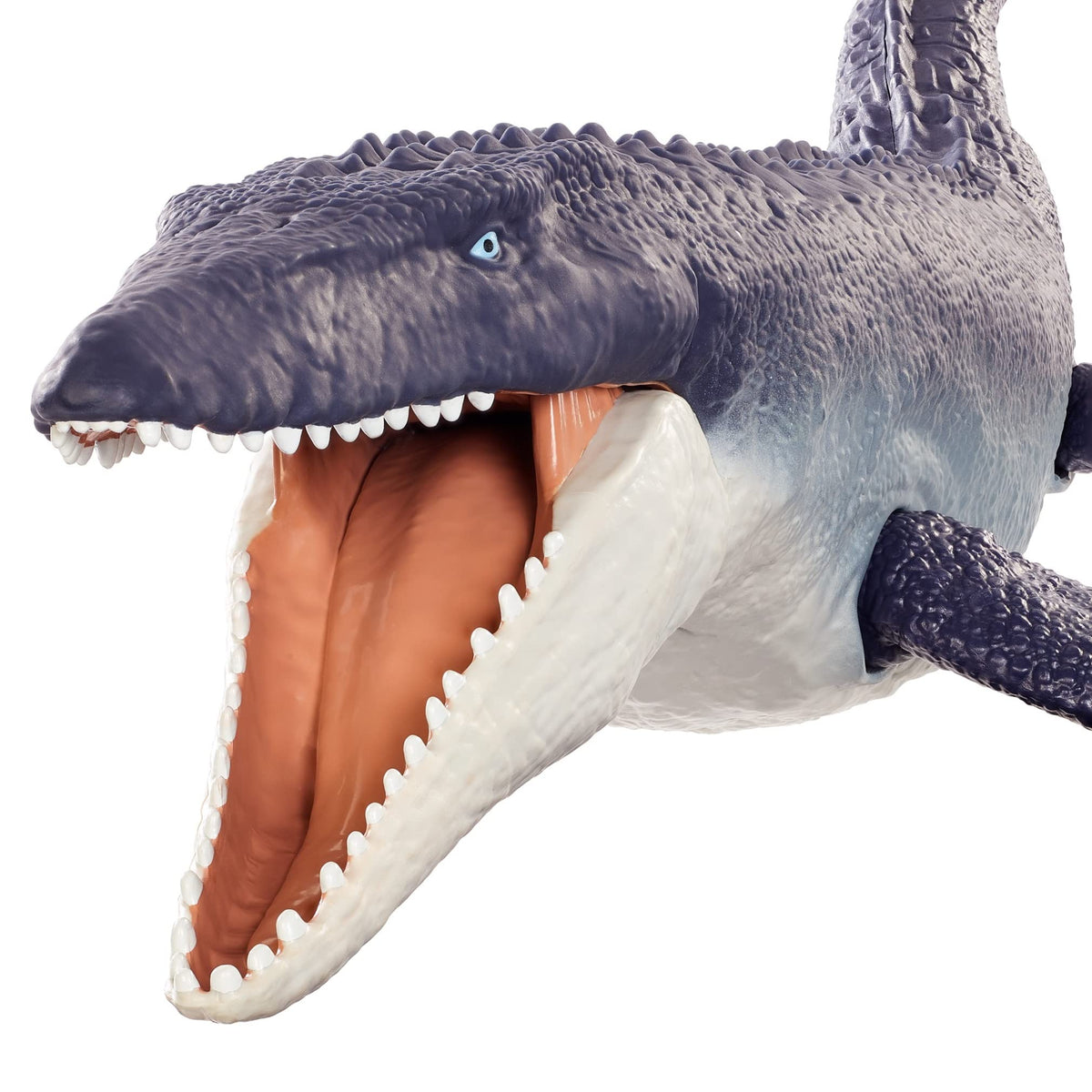 Jurassic World Dominion Ocean Protector Mosasaurus Dinosaur Action Figure from 1 Pound of Recycled Plastic, Movable Joints, Toy Gift with Physical and