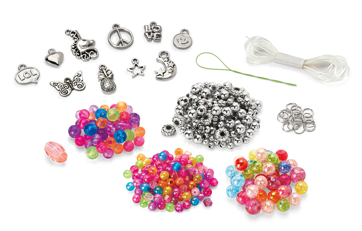 Shimmer ‘n Sparkle Charm & Bead Bracelet Maker by CRA-Z-Art - DIY Beaded Charm Friendship Bracelet Making Kit