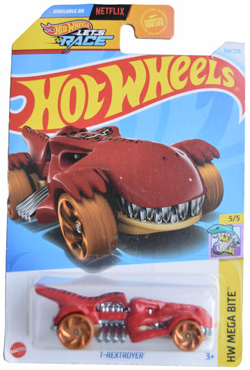Hot Wheels T Rextroyer, HW Mega Bite 5/5 [red] 114/250