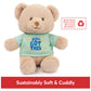 GUND Sustainably Soft “You Got This” 12" Bear with Green T-Shirt, Ages 0+