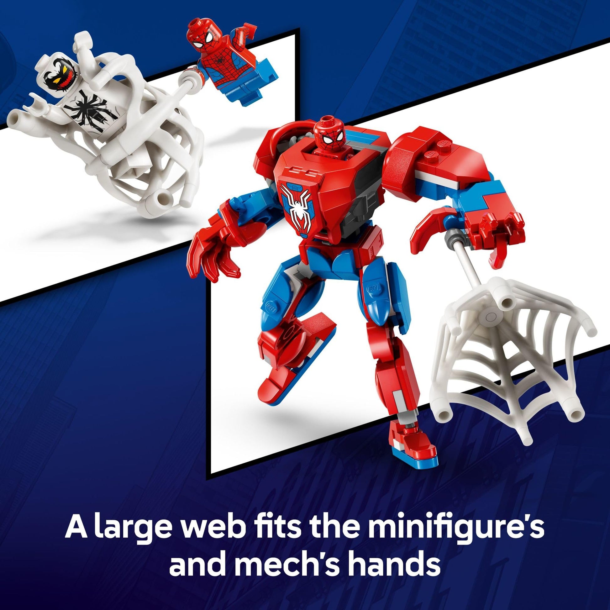 LEGO Marvel Spider-Man Mech vs. Anti-Venom Building Toy Set - Spider-Man Toy for Kids, Boys and Girls, Ages 6+ - Buildable Action Figure - Superhero