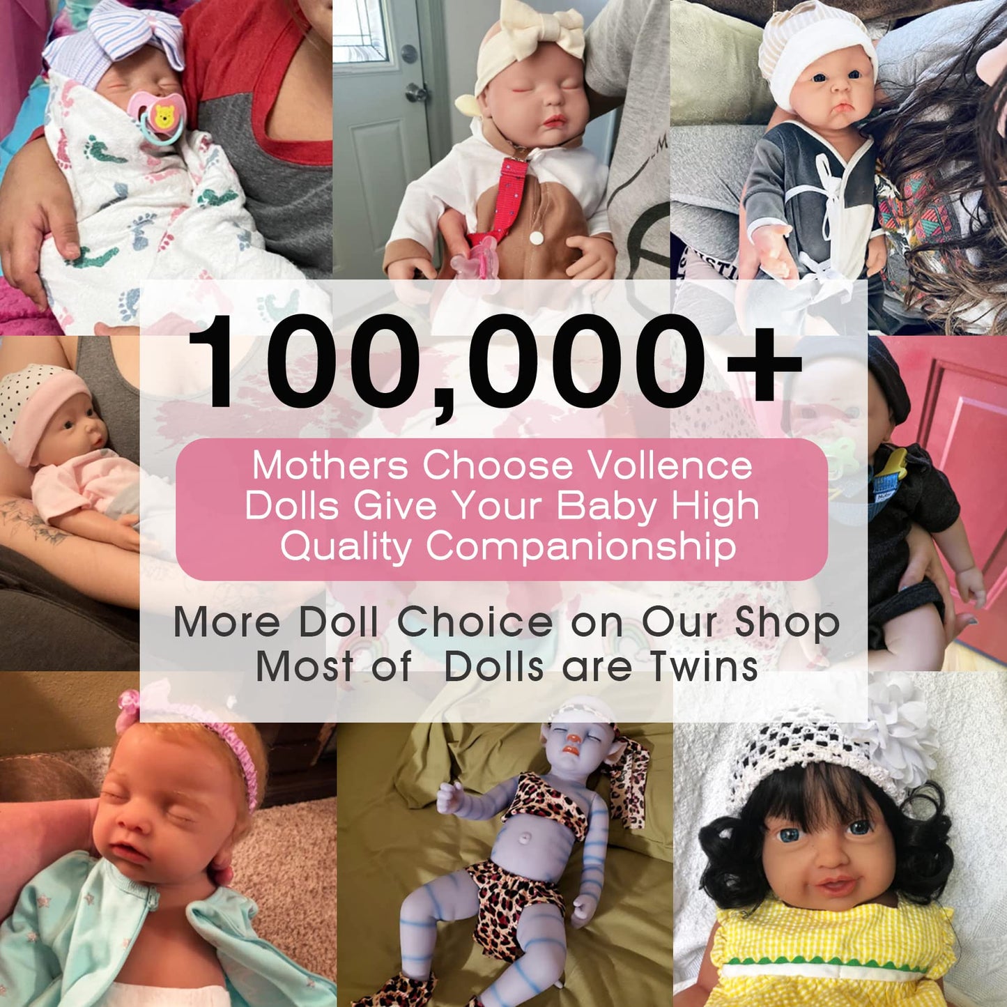Vollence 17 inch Silicone Baby Dolls Girl Weighted 5.21 lb,[NOT Vinyl],Silicone Full Body Reborn Lifelike Real Life Realistic Newborn Soft Babies with