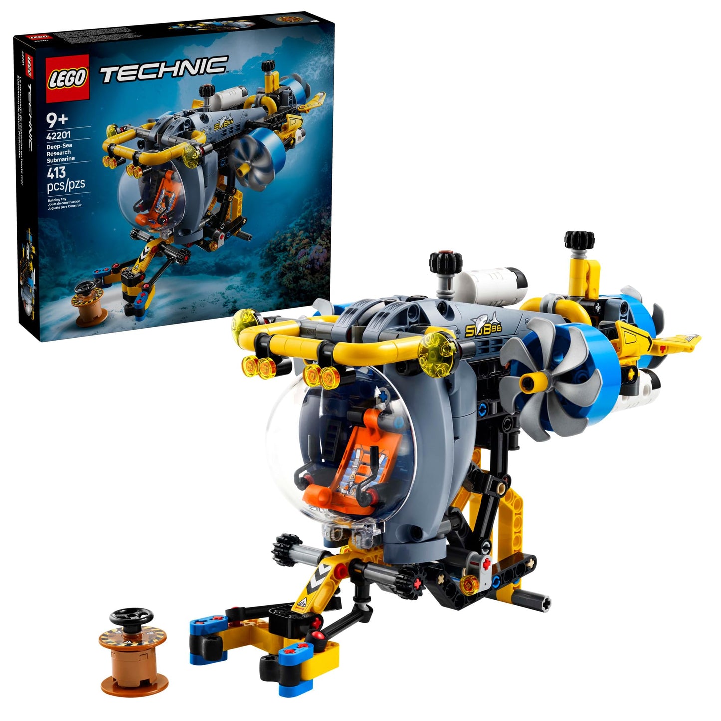 LEGO Technic Deep-Sea Research Submarine Toy - Building Toy for Kids, Boys and Girls, Ages 9+ - Creative and Unique Gift Idea for Birthdays - Movable