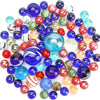 SallyFashion 85 PCS Mables Bulk, Assorted Size Glass Marbles