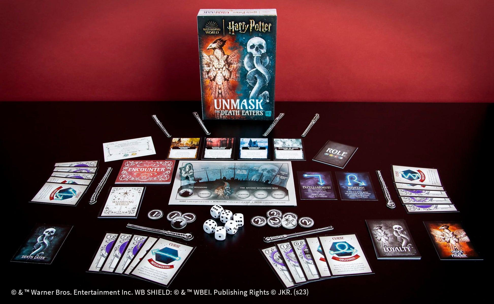 Harry Potter: Unmask The Death Eaters Board Game | Engaging Social Deduction Game Set in The Wizarding World of Harry Potter | Hidden Roles & Bluffing