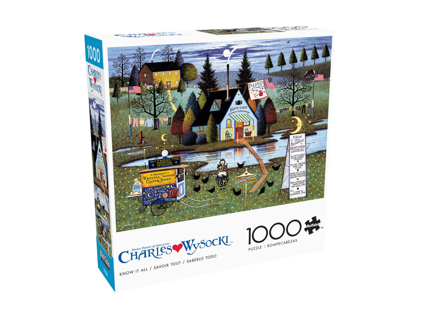 Buffalo Games - Charles Wysocki Know It All - 1000 Piece Puzzle for Adults