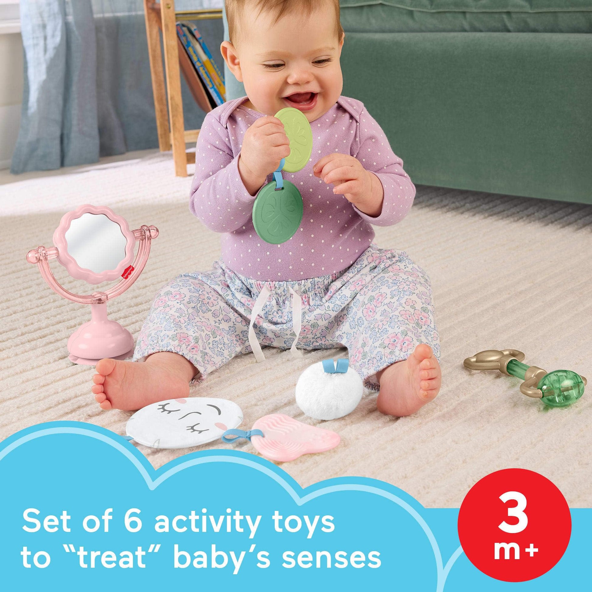Fisher-Price Mini Me Moments Self-Care Sensory Set