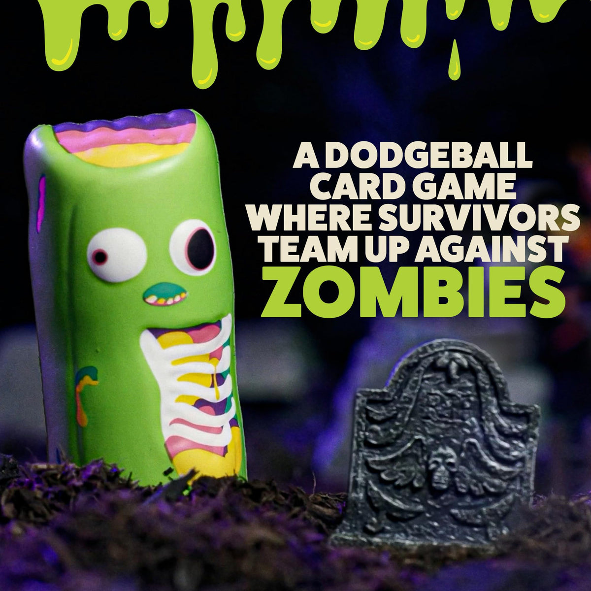 Exploding Kittens Zombie Burrito 3-6 Players, Age7+ Dodgeball Card Game