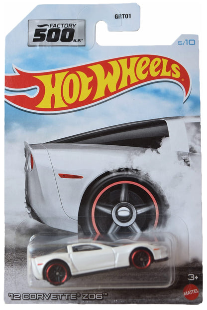 Hot Wheels '12 Corvette Z06, [white] Factory 500 5/10