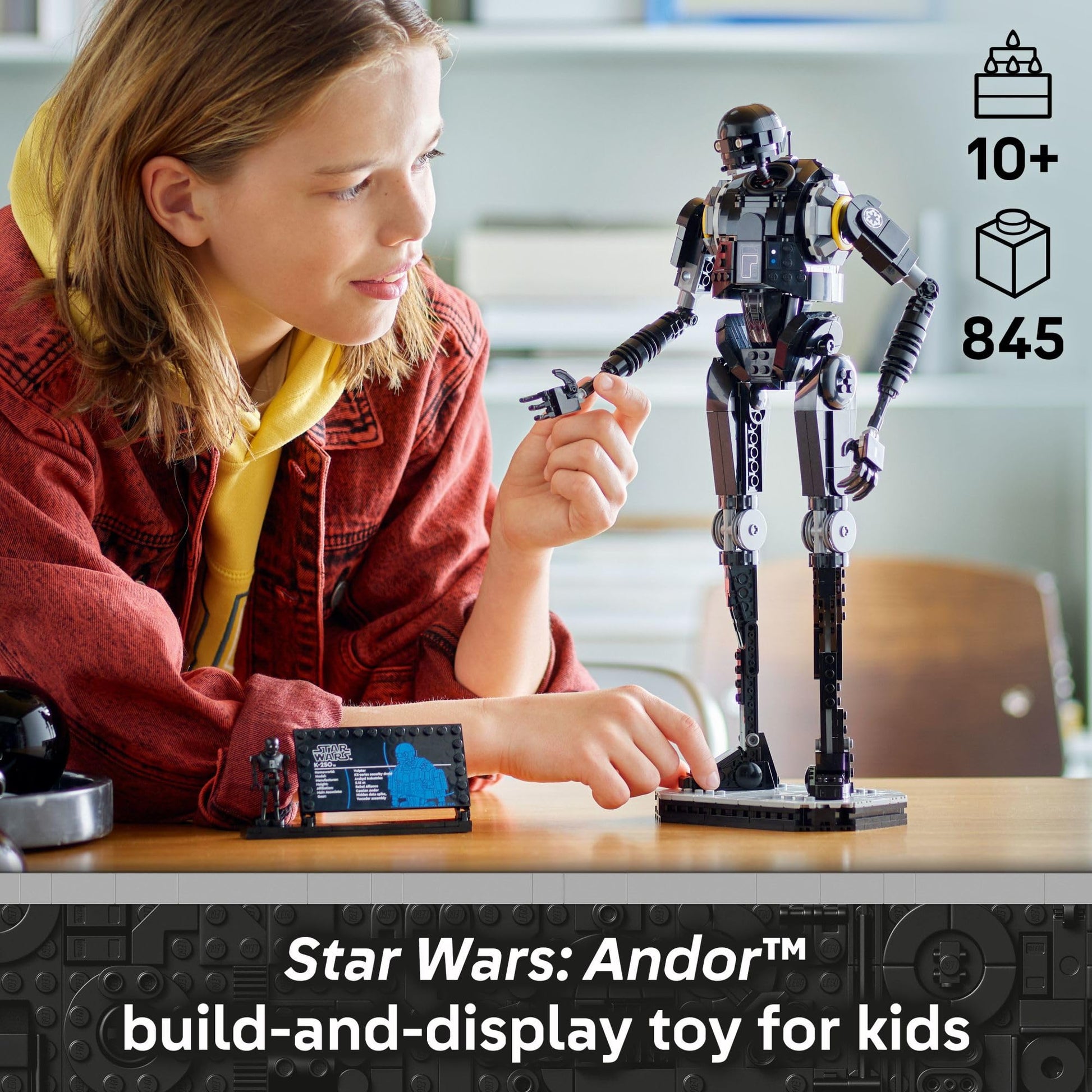 LEGO Star Wars: Andor K-2SO Security Droid - Building Toy for Kids, Ages 10+ - Makes a Great Gift for Boys and Girls - Model Kit and Room Decor Idea