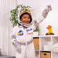 Melissa & Doug Astronaut Role Play Space Costume Set (5 pcs) - Jumpsuit, Helmet, Gloves, Name Tag