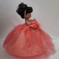 KINNEX COLLECTIONS SINCE 1997 17" Quinceañera Centerpiece Doll - Tulle Gown, Mis Quince Años Table Decoration & Keepsake ARC8421-20 (Flamingo)