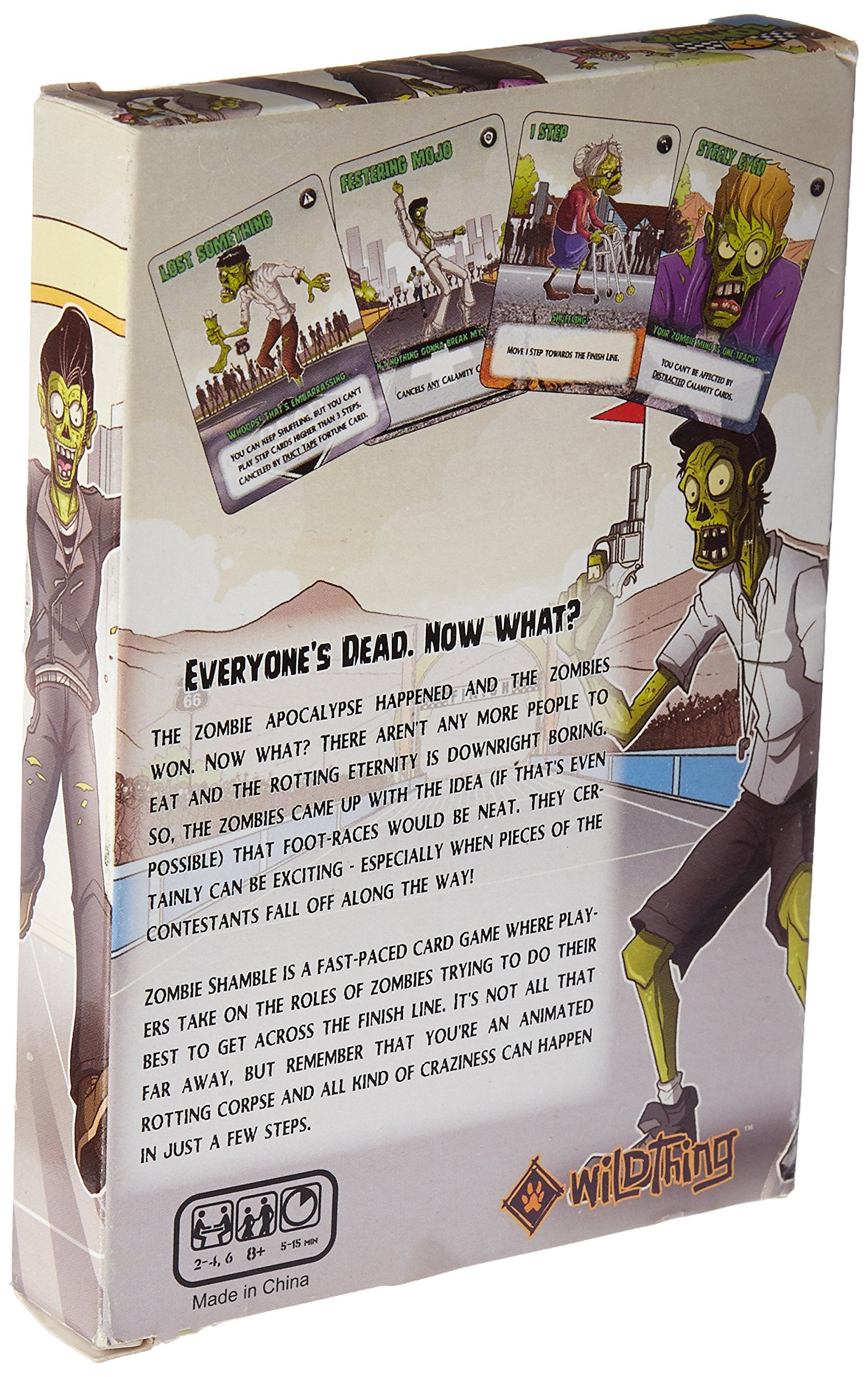 WildFire Zombie Shamble Board Game