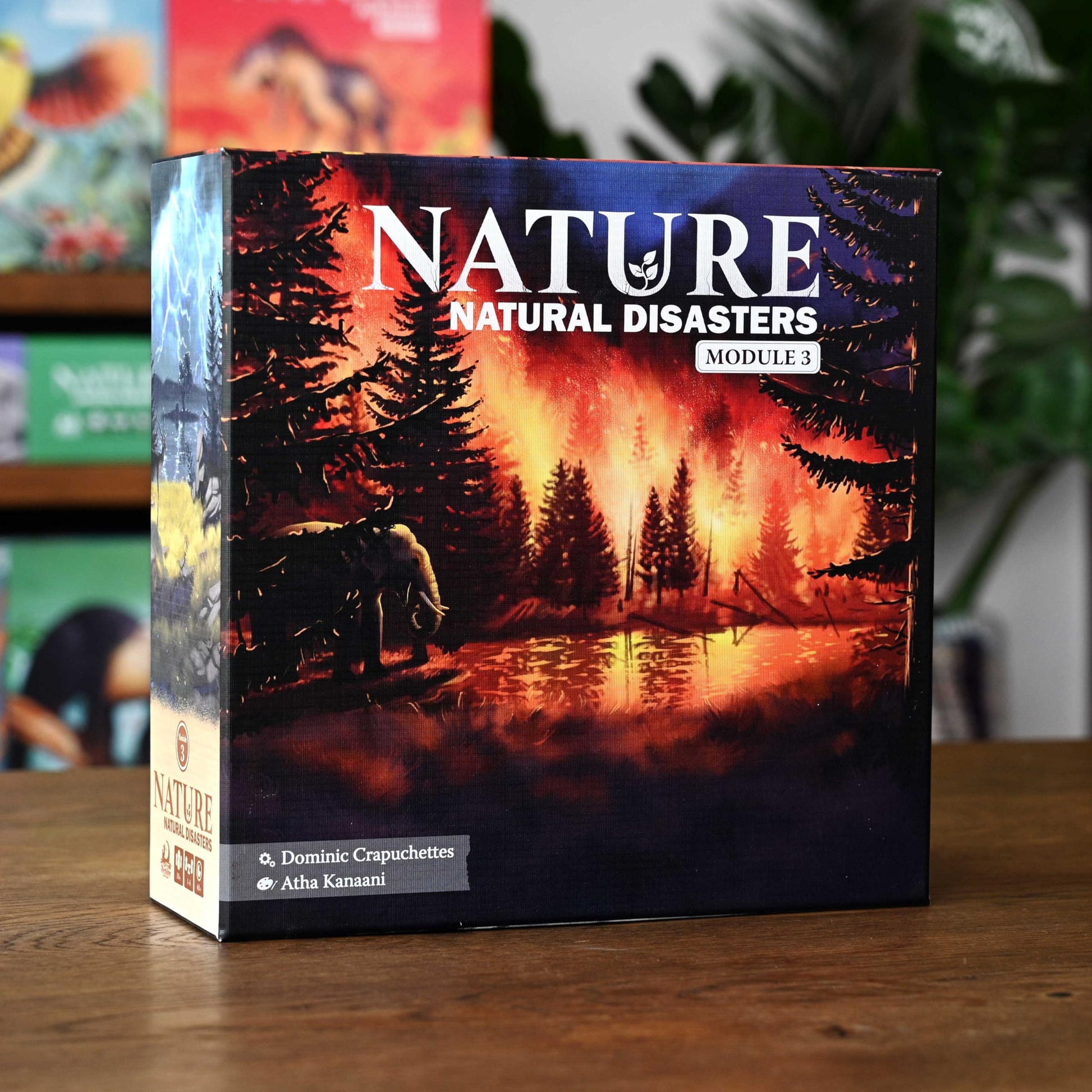Nature Board Game Expansion - Module 3: Natural Disasters | Survive Volcanoes, Ice Ages, and Catastrophic Ecosystem Events | Wildlife Strategy Game |