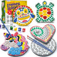 Dan&Darci Stepping Stones Painting Kit for Kids, 5 Paint Your Own Garden Stones with Paints and Brushes, Crafts for Kids Ages 6-8