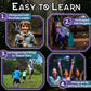 Freeze Tag with a Twist: Vikings of the Northern Lights | 3-10 Players, Ages 5+ | Glow in the Dark | Gem Treasure Hunt | RV & Family Camping Games |