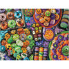 White Mountain 500 Piece Jigsaw Puzzle Holiday Food Collage, Halloween Fun