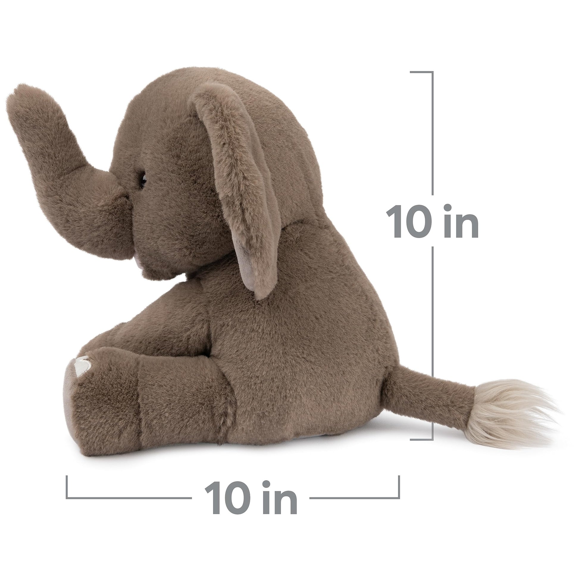 GUND Chai 10-Inch Elephant Stuffed Animal Sensory Toy, Ages 0+