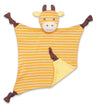 Organic Farm Buddies Apple Park George Giraffe Blankie, Blanket Baby Toy for Newborns, Infants, Toddlers - Hypoallergenic, 100% Organic Cotton
