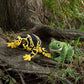 ZHONGXIN MADE Simulation Frog Plush Toy - 6.3" Lifelike Green Frog Stuffed Animals Reptilian Plushie Toys, Super Soft Plush Dolls for Kids Stuffed